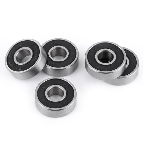 608-2RS Svart Gummitätad Skateboard Lager 10-pack