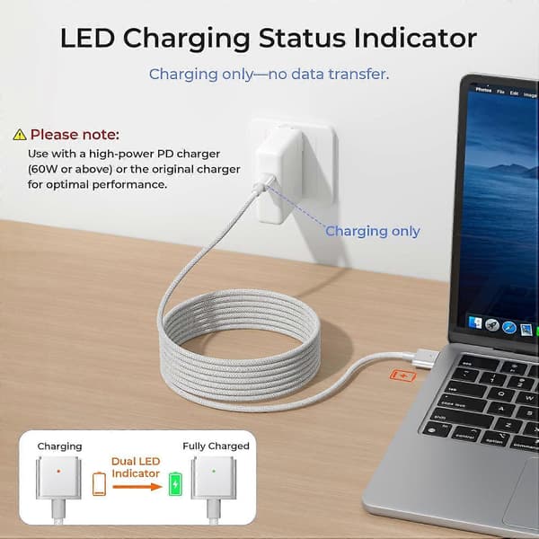 MagSafe 3 magnetisk opladerkabel (2 m, 140W USB-C)