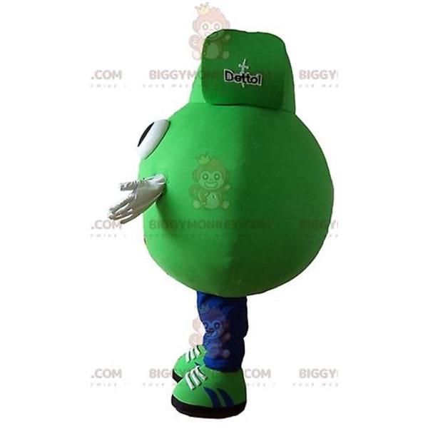 Mascotte-kostyme BIGGYMONKEY™ av produit ménager vert Dettol L