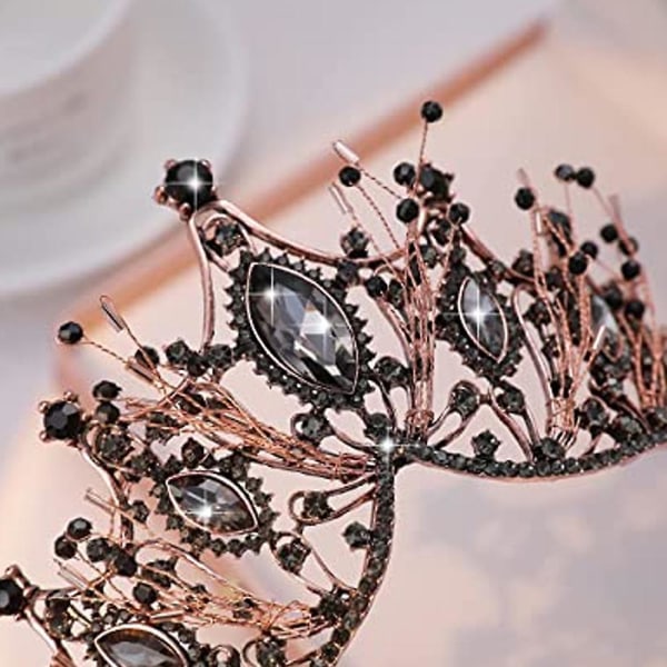 Queen's Crown Gothic Bride Håndlaget krystall