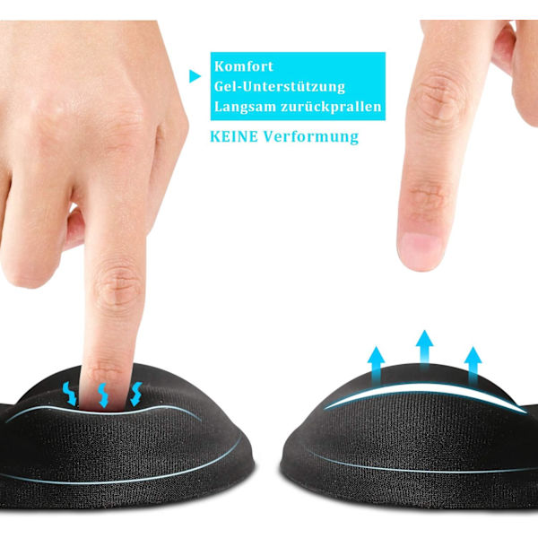 Silikonmusmatta för handleden (RJ-117 Creative Lotus)