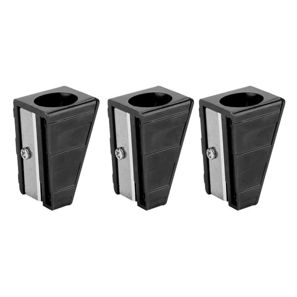 3 stk. Bærbar Mini Billard Kø Spids Trimmer Shaper Tapper Reparationsværktøj Tilbehør (sort)