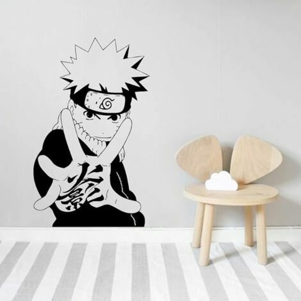 Veggklistremerker klistremerke Naruto Japansk Manga Anime Style Home Decor Dekor