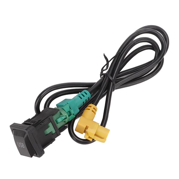 USB AUX Switch Kabel Adapter Sort Slidstærk Udskiftning til MK5 MK6 RCD510 RNS315 RCD300+