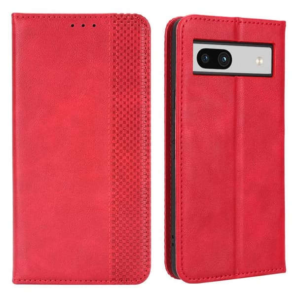 Google Pixel 7a Plånboksfodral Exklusivt Röd[ht] Röd red