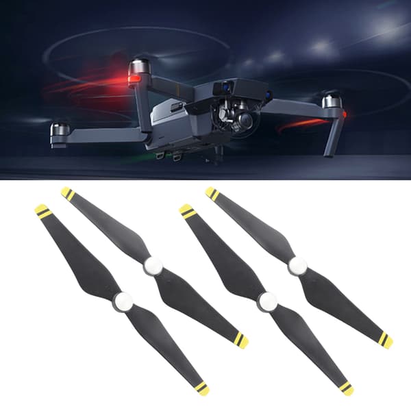 DJI Phantom 3 Drone Selvstrammende Propeller 2 Par Gul Kant