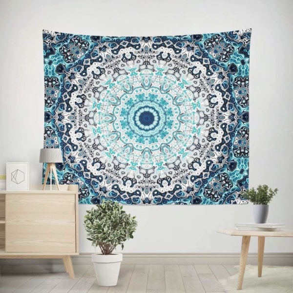 Etnisk Bumandala Tapestry Væg Dekorativt soveværelse (4-150x200cm)