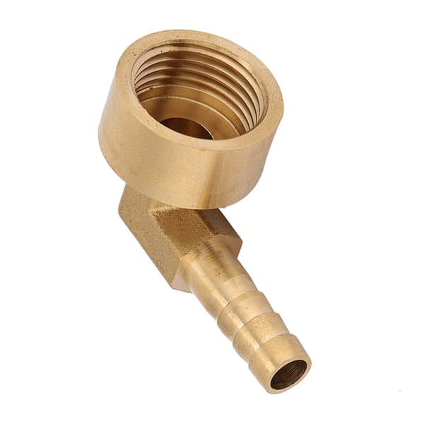 Mässings armbågs slang Hulling Kopplingar Adapter Fitting (10mm)