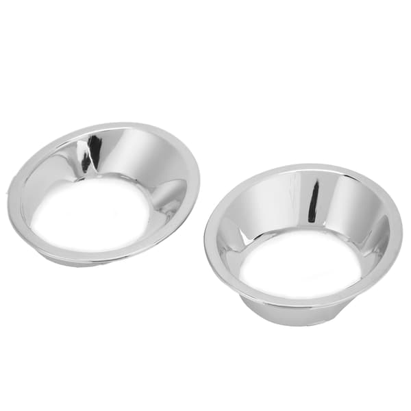 2. generasjons frontlykt tåkelys deksel trim ring ABS sølv erstatning for X5 2000 2003