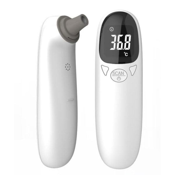 GrouopM Husholdnings øretermometer berøringsfritt termometer infrarødt termometer batteritermometer