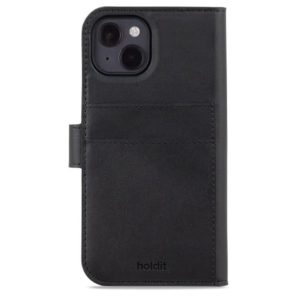 [HT]HOLDIT Wallet Case Magnet Plus -lompakkokotelo iPhone 15:lle Black black