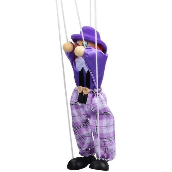Marionette Pull Line Puppet Wooden Doll S