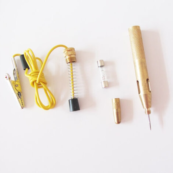 Fonepro 1 st Bil elektrisk penna, kretstestinstrument, batteritestare, För bil och lastbil spänningsprovare penna och hytt