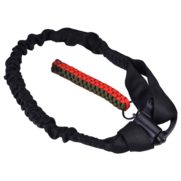 Udendørs CS essentiel pistolreb taktisk missionsreb elastisk sikkerhedsreb talje beskyttelse deluxe version (sort (SL-21-BK)) Black