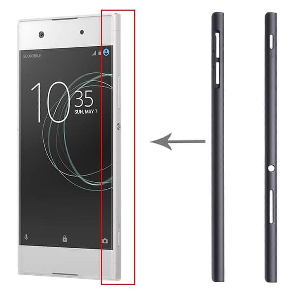 1 par sidepanel til Sony Xperia XA1 Ultra Black