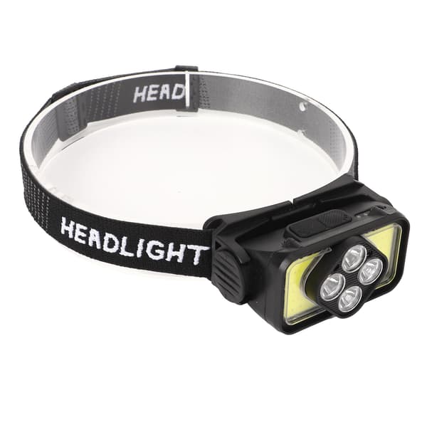 COB Hodelykt USB Oppladbar LED Hodelykt IPX4 Vanntett Hodelykt Bevegelsessensor Utendørsfiske Camping Hodelykt