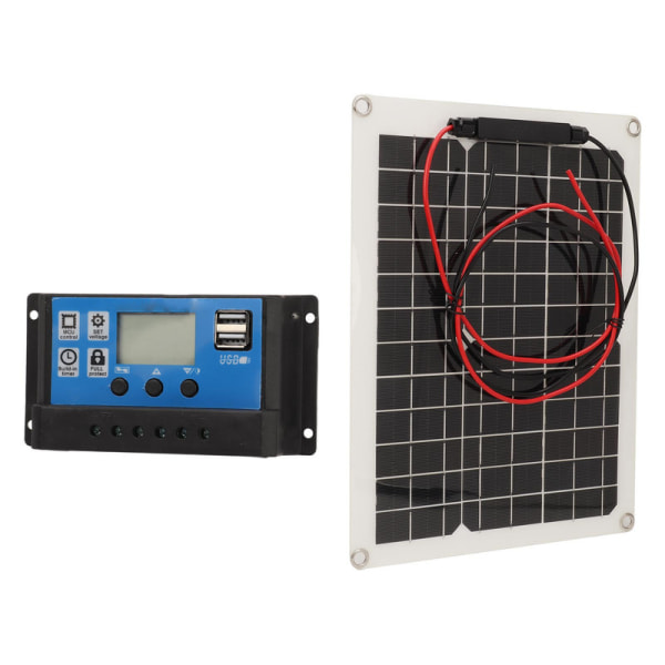 300W Solar Ladepanel DC 12V/24V Controller 50A Vattentät Controller Set Utomhus bärbar energilagringsutstyr