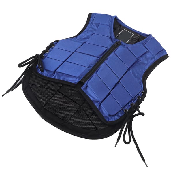Ridevest for barn, skumbeskyttelse, blå