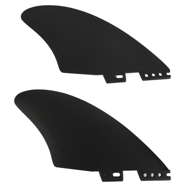 2 ST Surfebrettfinner Avtakbare PVC Fishtail Surfebrettfinner for Longboards Stand Up Paddleboards FCS2 Generasjon