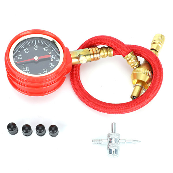 0-70 Psi Högprecisions Däcktrycksmätare Bilmonterad Däcktestare