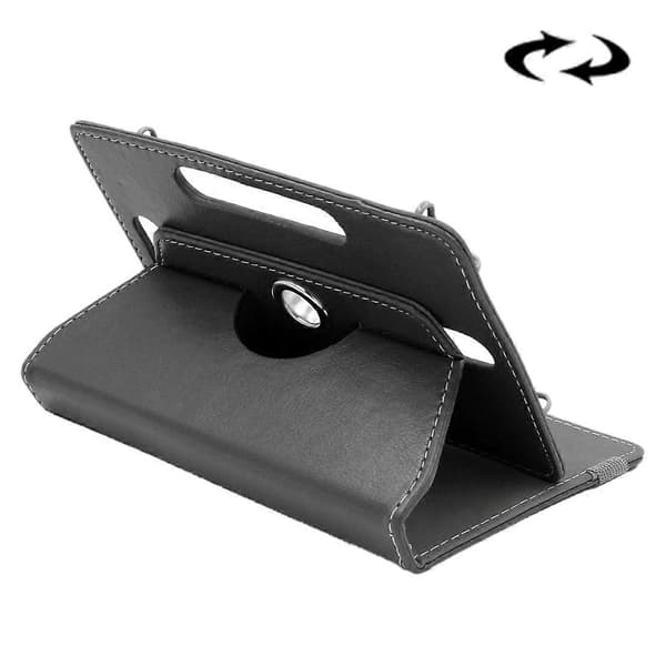 9 tommer tablets Crazy Horse tekstur PU-etui Black