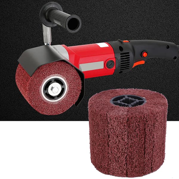 Polerskive til rustfrit stål, aluminium, jern 120 korn