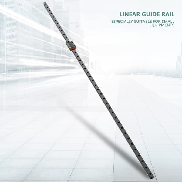 MGN12H Stål Lineær Skinne Guide 1000mm Længde 27mm Bredde Glideblok