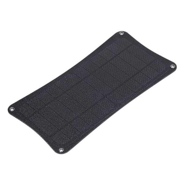 10W Solcellepanel USB Vanntett Solcellelader Kit for Mobiltelefon Powerbank Campinglys