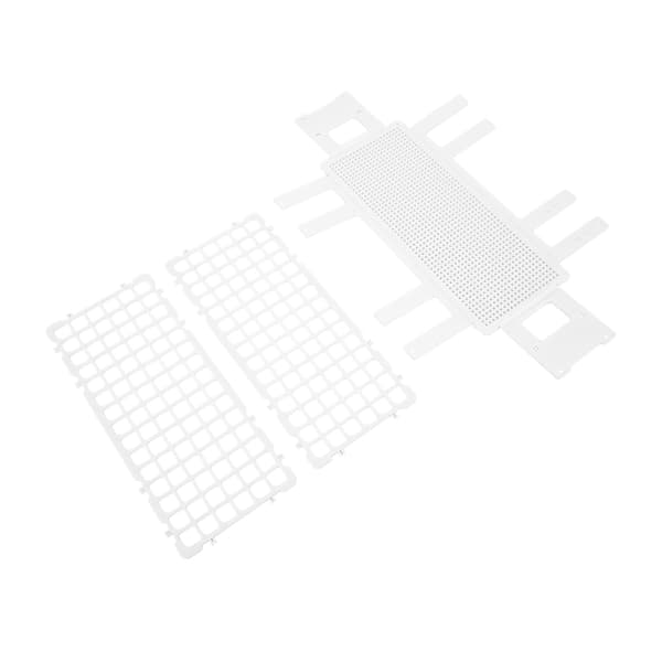 Provställ i plast, 5 set, 90 hål, perfekt för 13 mm laboratorieprovrör