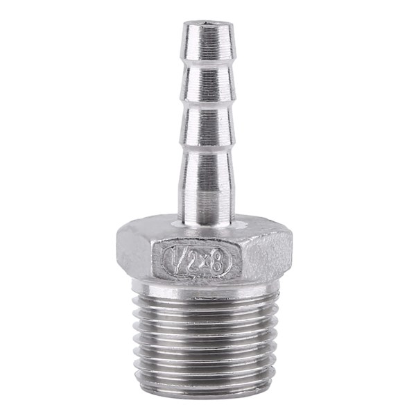 304 Rustfritt Stål Bremsslangekobling 1/2 Tomme x 8mm