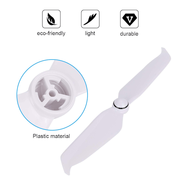 DJI Phantom 4PRO V2.0/Advanced Propeller 9455S Ljudreducerande Propeller Fram och Bak Tillbehör Två Par