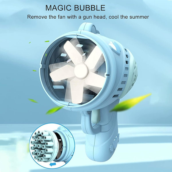 23-håls Bubble Machine - Bubble Machine for Kids, Bubble Ma