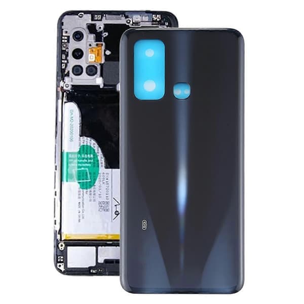 For Vivo Z6 5G Batteribakdeksel Black