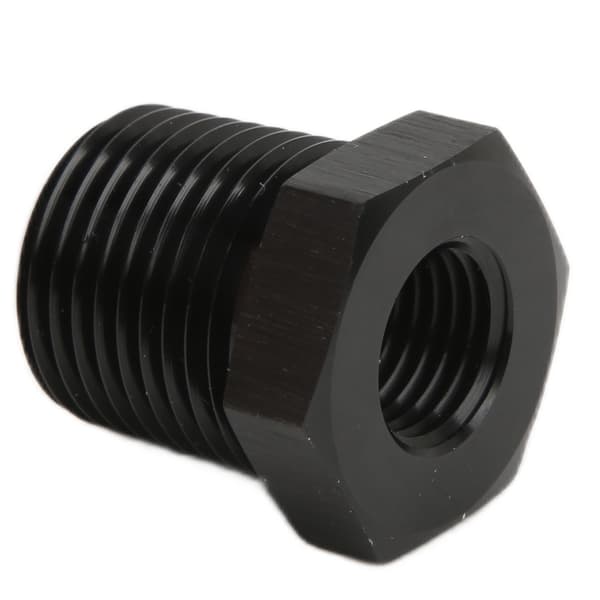 1/4 tomme NPT han til 1/8 tomme NPT hun Reducer Adapter Sort Biltilbehør