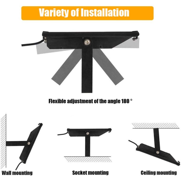Økonomisk 100W 6500K 100W LED Project Floodlight er perfekt til have, garage, gård, indendørs og udendørs belysning, dekoration