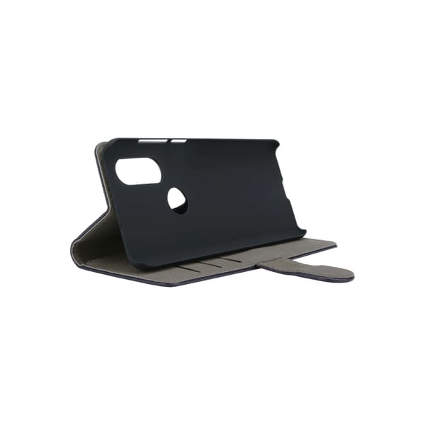 Wallet Motorola One Vision Sort Polyurethan (PU)