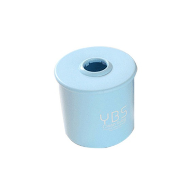 Cylinderrulle tissue box hem kreativ plast roll tissue box hem pumpande tissue box (cylindrisk blå (102)),