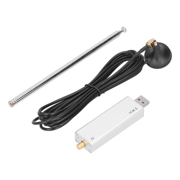 RTL SDR R820T2 V3 RTL2832U Programvaredefinert radio med teleskopantenne