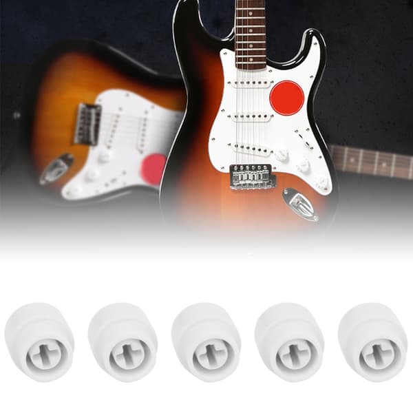 10 Position Pickup Switch Reservedelslås Knap Elektrisk Guitar Tilbehør Hætte Hvid