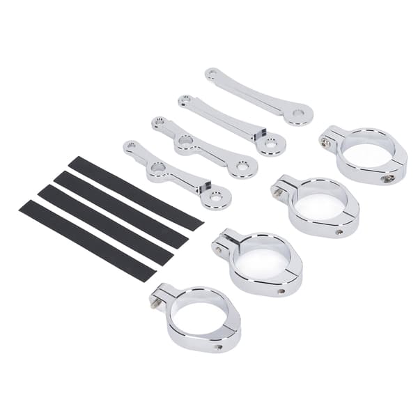 Suzuki Motorsykkel Frontlyktfeste 39 til 41 mm Sølv CNC Erstatning
