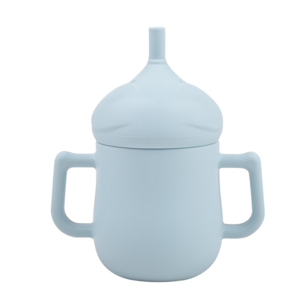 Rør kop baby vand kop silikone lære drikke kop anti-fald høj temperatur børne kop anti-fald baby vand kop
