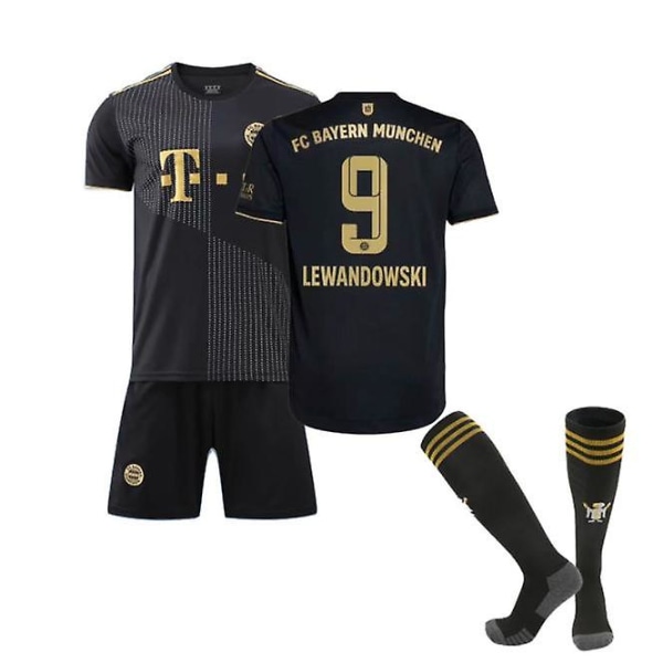 Fodboldsæt Fodboldtrøje Trænings-T-shirt Lewandowski Bayren Munchen kids 26(140-150cm)