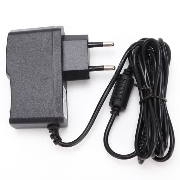 9V AC Adapter Sort Multi Effects Plastik Universal Strømforsyning 190cm Kabel 100-240V EU Stik