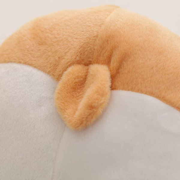 Plysjdyr Valp Søt Corgi Rumpe Nakkestøtte Pute Pute Reisepute Kjæledyrsputer Utstoppede leker Gaver 25*25cm