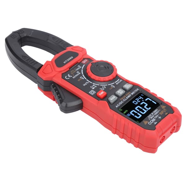 6000 Räknare AC DC Digital Clamp Meter för Hemmabruk Utomhus