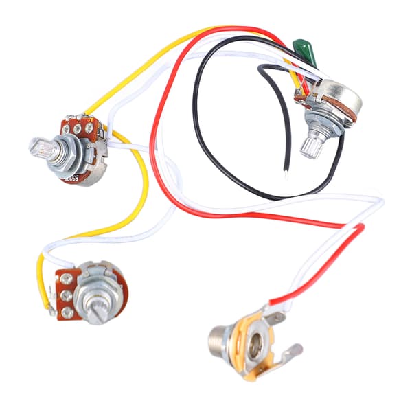 500K Bas Potentiometer Kopplingsschema Volymkontroll Instrumenttillbehör