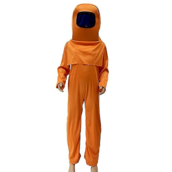 Kostymer Barn Fancy Week Spel Halloween Kostym Carnival L 10*12years orange