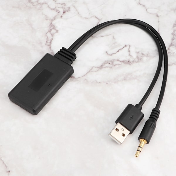 12-pin AUX IN-adapter med USB 3,5 mm plugg kompatibel med Bluetooth, passer til E90 E91 E92 E93