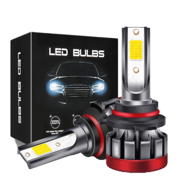 Bil LED-tågelys eftermontering Strobe H3 600 % lysere LED-lys, over 50.000 timers levetid, 6000K Xenon hvid ikke-polær（H3 hvidt lys）