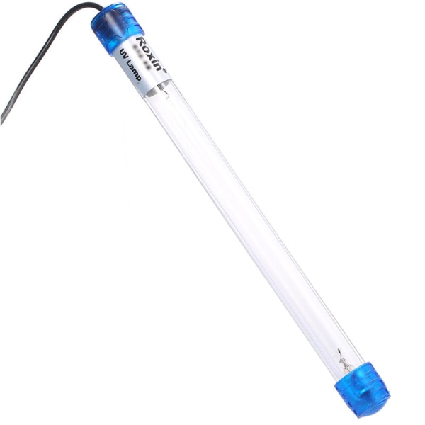 Blå bakteriedrepende lampe 11w europeisk standard 220V akvarielampe UV akvarielampe，Landskapslys for akvarium, svømmebasseng